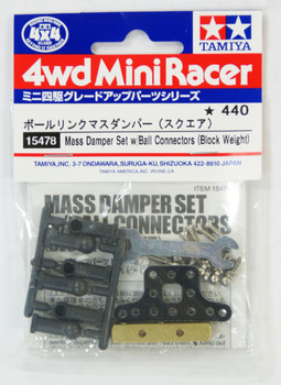 Tamiya 15478 Mini 4WD Mass Damper Set with Ball Connectors