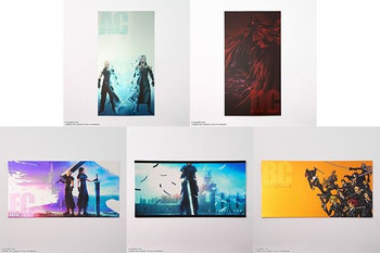 Square Enix Final Fantasy VII Series Metallic Large Postcard Set