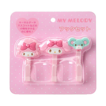 Sanrio My Melody スクイーズクリップセット Sanrio My Melody Hook 3 Piece Set 192074