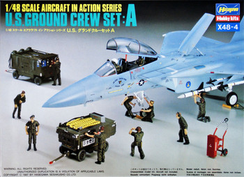 Hasegawa X48-4 U.S. GROUND CREW SET A 1/48 Scale Kit - Plaza Japan