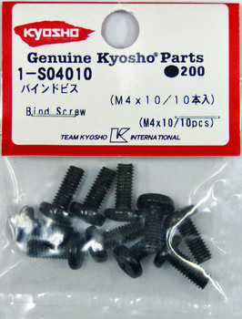 Kyosho 1-S04010 Bind Screw(M4x10/10pcs)