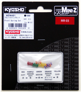 Kyosho Mini Z MZW401 Front Spring Set(for MR-03)