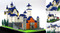 Kawada NB-009 nanoblock Neuschwanstein Castle Deluxe