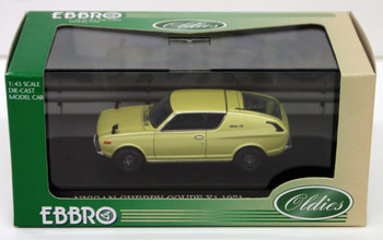 Ebbro 43542 NISSAN CHERRY COUPE X1 1971 Green 1/43 Scale - Plaza Japan