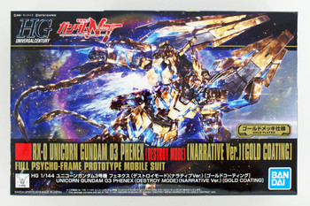 Bandai HGUC 217 Unicorn Gundam 03 Phenex Destroy Mode