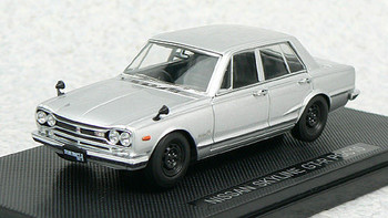 Ebbro 44022 NISSAN SKYLINE GT-R PGC10 Silver 1/43 Scale