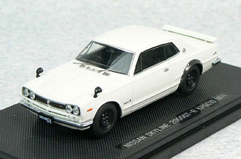 Ebbro 44026 NISSAN SKYLINE GT-R KPGC10 White 1/43 Scale - Plaza Japan