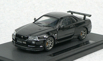 Ebbro 1/43 Nissan Skyline GT-R R34 V Spec II Silver Diecast