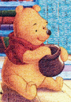 ディズニーBIGPOOH Tenyo Japan Jigsaw Puzzle D-1000-444 Disney Mosaic Art Winnie-the
