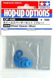 ロードウォーリア 15P Tamiya 53646 (OP646) Wheel Spacer (Blue)