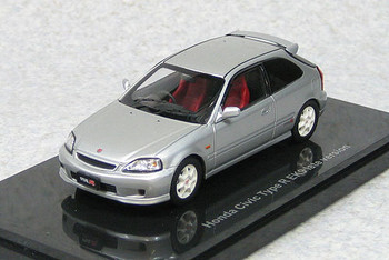 Ebbro 44611 Honda Civic Type-R EK9 1998 Late Version (Silver) 1/43