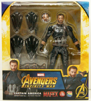 Medicom MAFEX 122 Captain America Figure (Avengers: Infinity War)