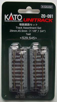 Kato 20-091 Straight Track 29mm S29 & 45.5mm S45 (N scale)