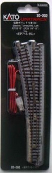 Kato 20-202 #6 Left Turnout 718mm (28 1/4') EP718-15L (N scale)