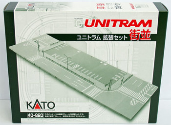 Kato 40-820 UNITRAM Expansion Set Street (N scale)