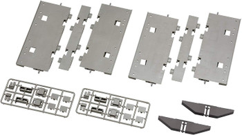 ダイナモバス　ブラック　3/8 右　左　5個セット Tomix 3261 Multi Viaduct S140 (for One-sided Platform) (Set