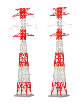 Tomytec (Komono 084-2) Electrical Tower A2 Red (Pylon) 1/150 N scale