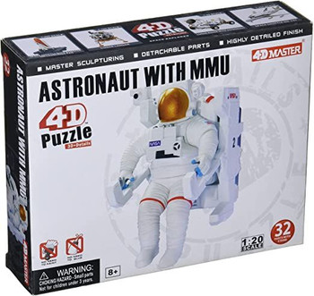 4D Puzzle 1/20 Apollo Astronaut Plastic Model | PlazaJapan