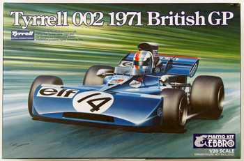 自動車 EBBRO 1/20 Tyrrell 002 1971 British GP Ebbro 20008 Tyrrell 002 1971 British GP 1/20 Scale plastic model