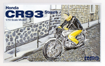 Ebbro 10029 Honda CR93 Street Bike (Black) 1/10 Scale