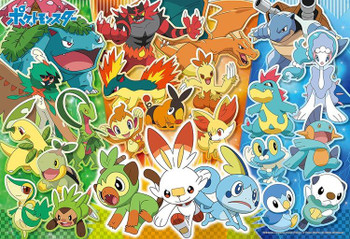 Pokemon Center Original Jigsaw Puzzle Pokemon Types (80 Pieces) Child Puzzle