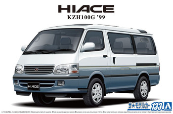 The Model Car 1/24 Toyota KZH100G HiAce Super Custom G '99 Plastic