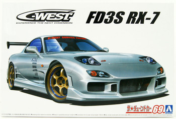 The Tuned Car No 69 1 24 Mazda C West Fd3s Rx 7 99 Plastic Model