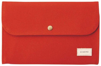 LIHIT LAB. HINEMO Accordion Pouch (Red)