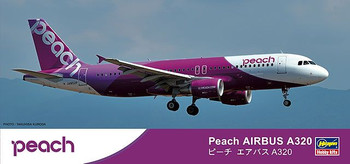peach Airbus A320 1/100モデル EverRise A320 ピーチ・アビエーション JA801P （1号機） 1/100