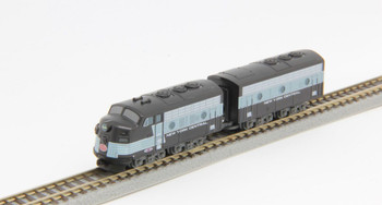 ST012-2 Z Shorty EMD F7 New York Central 2 Cars Set (Z Scale)