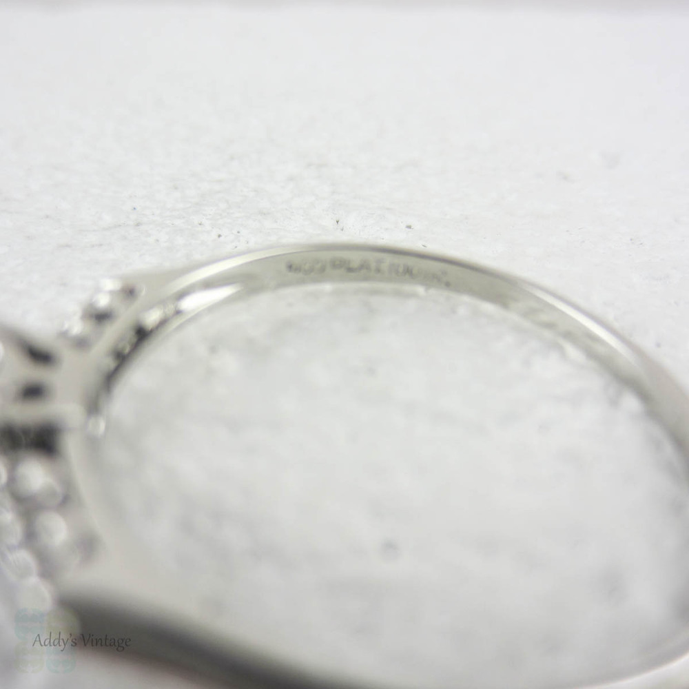 1930s Platinum & Diamond Engagement Ring, Old European Cut Diamond in ...