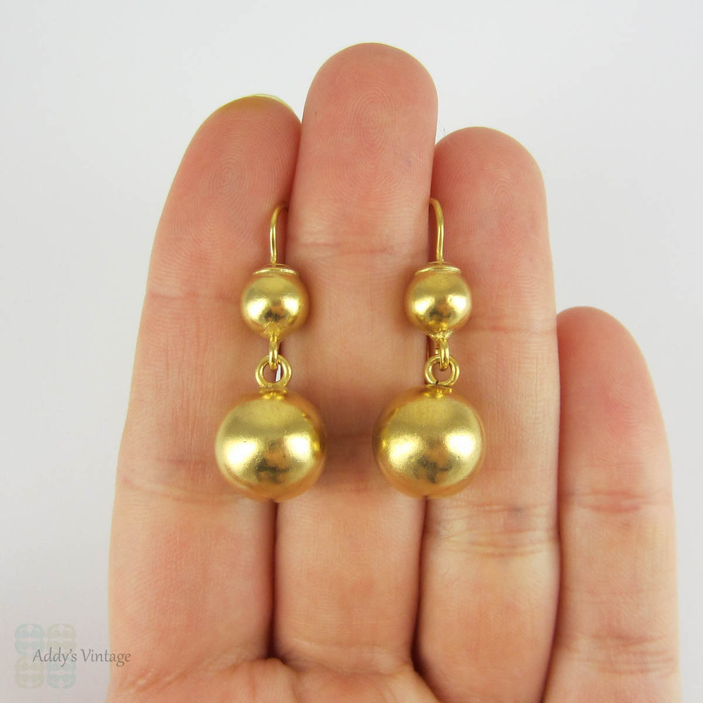 Ball Drop Earrings - Black and White – Patricia Nash