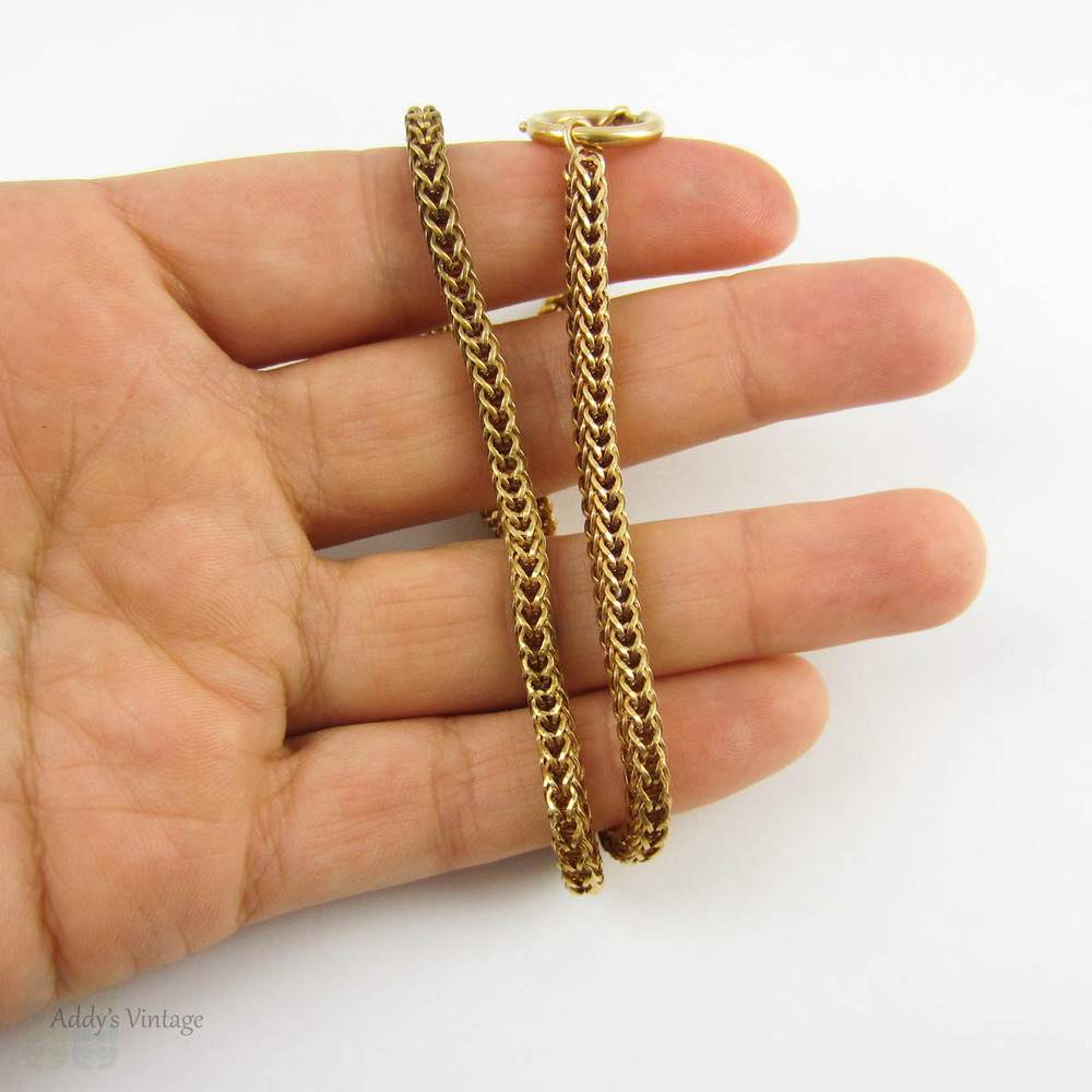 Vintage/Modern Belcher Link Necklace in 9ct Rose Gold - Antique And Vintage  Elegance Online Australia Melbourne Sydney