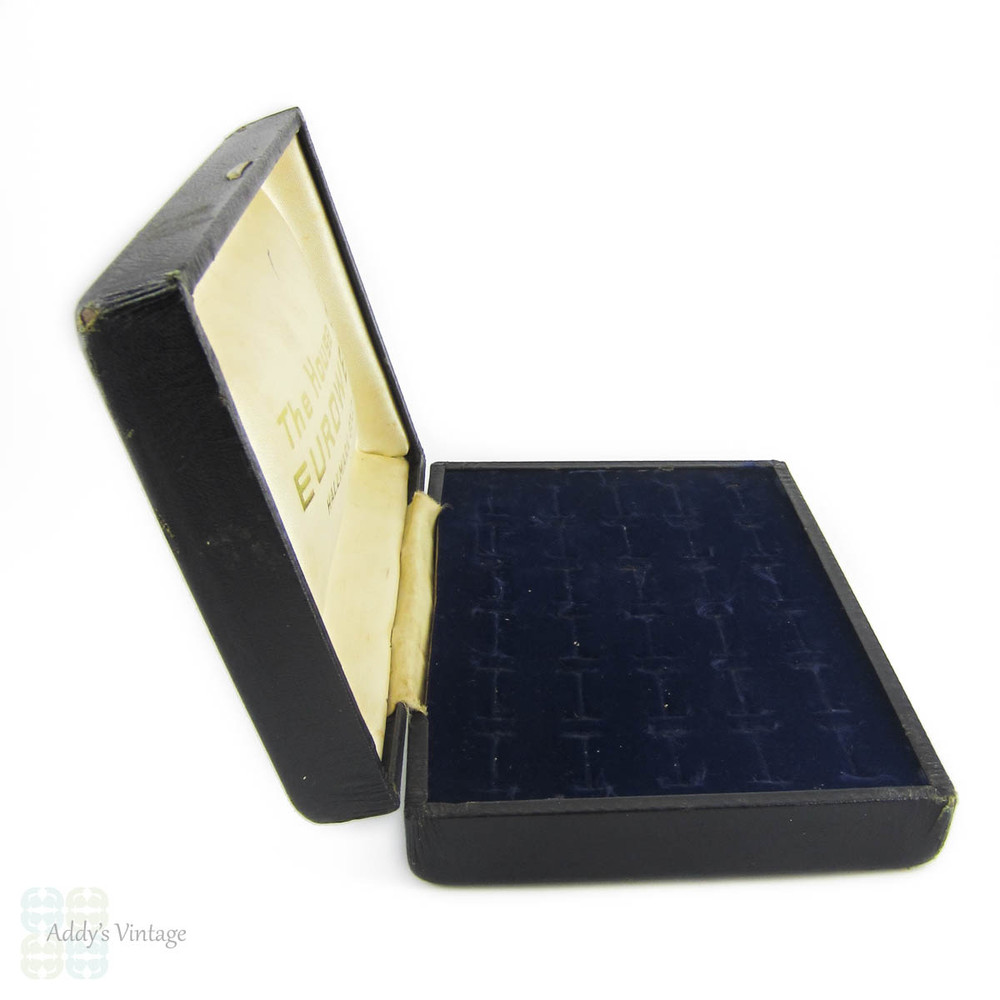 Vintage Ring Case, Storage Box for 30 Rings. Mid 20th Century Multi Ring Display.