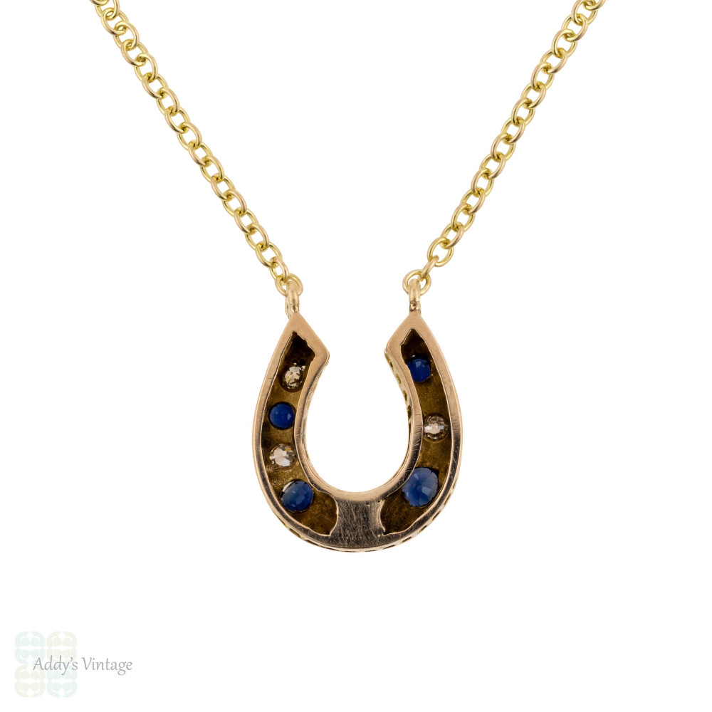 Nell Lucky Necklace Stone Set | 9ct Solid Gold – Meadowlark Jewellery