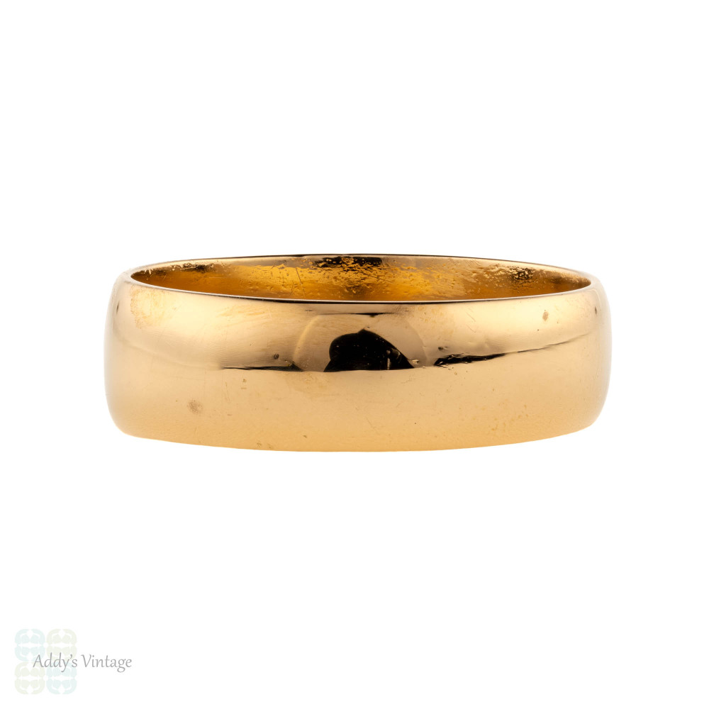 Vintage 22ct gold wedding band clearance