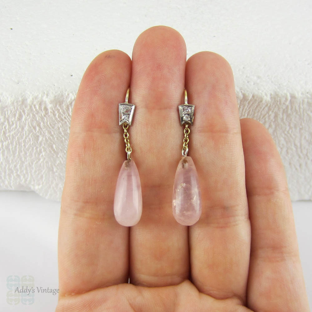 Rose Quartz Earrings – Honeydew Club