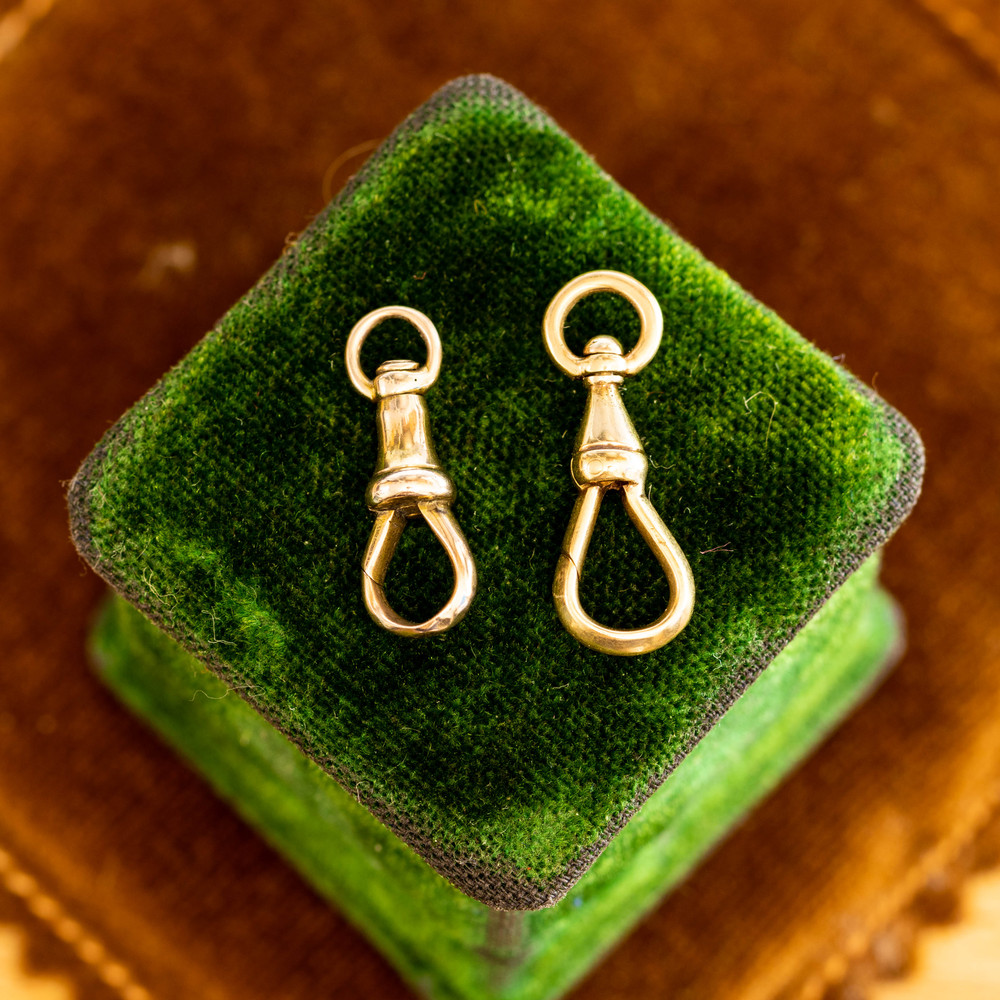 Antique 15ct 15k Gold Swivel Dog Clasp.