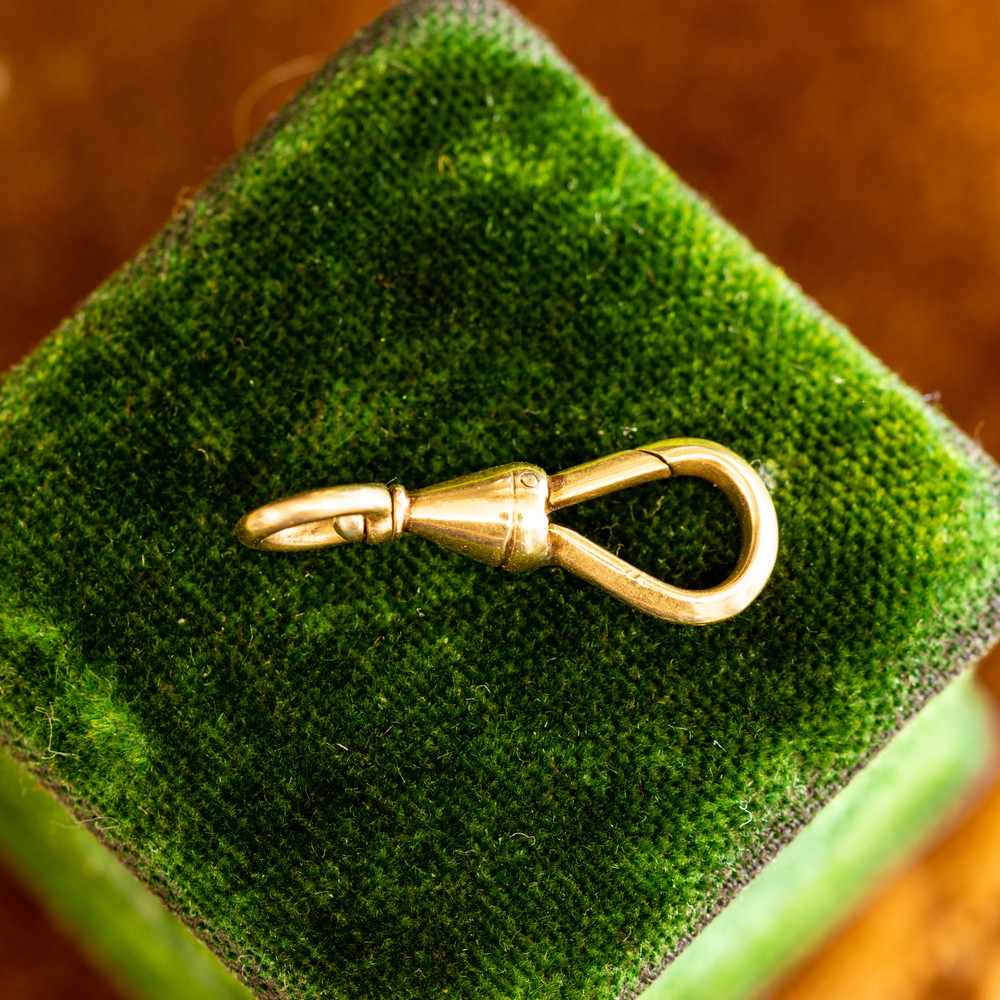 Antique 15ct 15k Gold Swivel Dog Clasp.