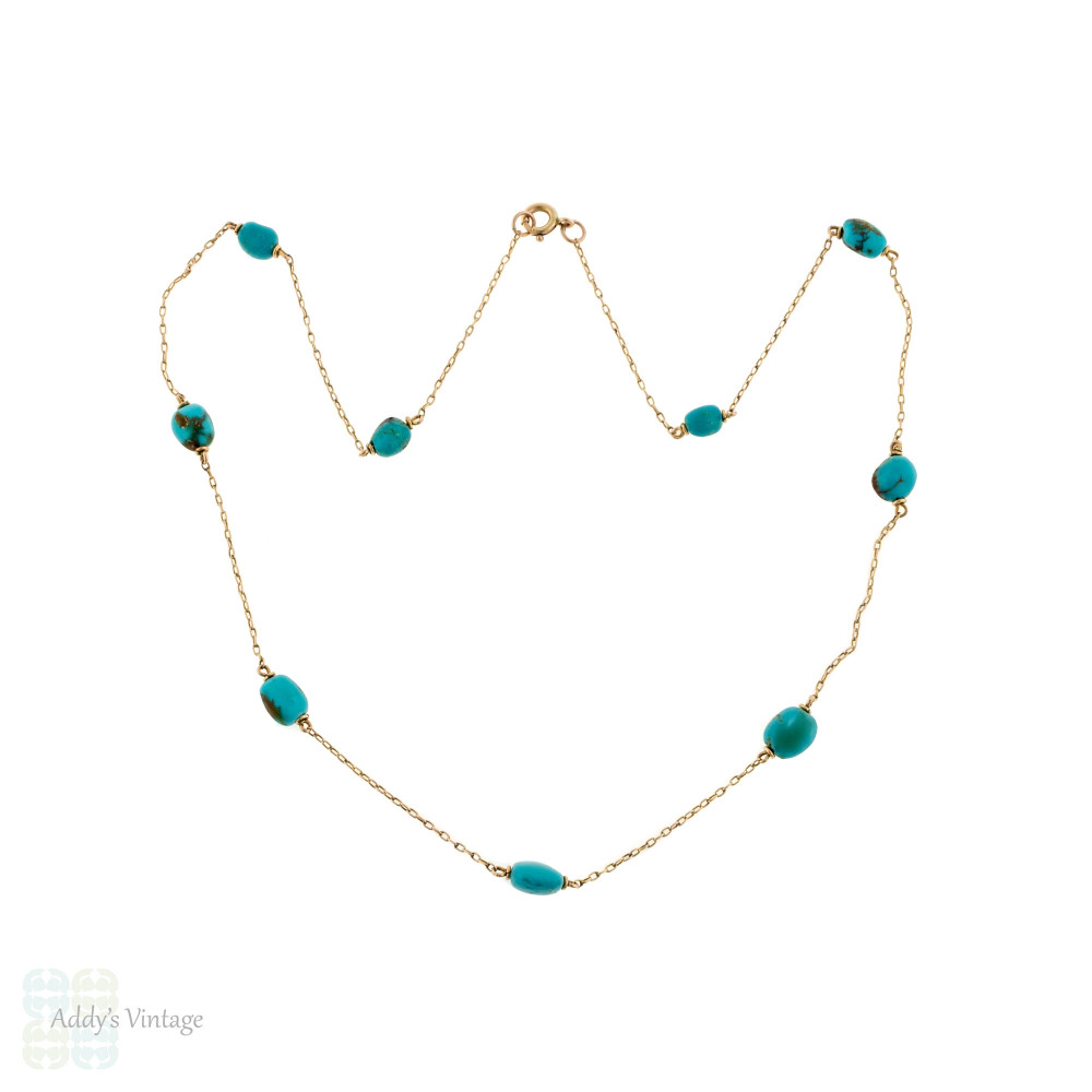 Rani Turquoise, Diamond and Pearl Necklace – T H E L I N E