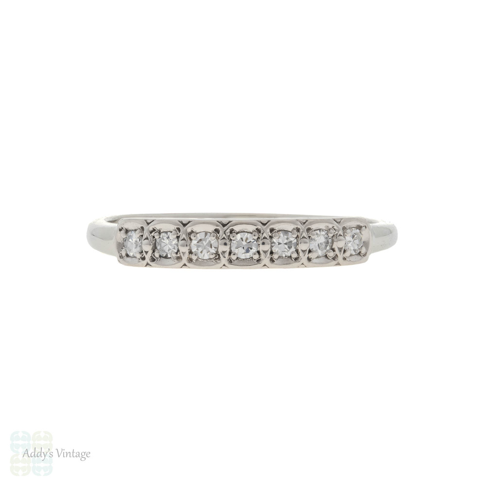 Vintage Jabel Wedding Set, Matching 18k Engagement Ring & Wedding Band.