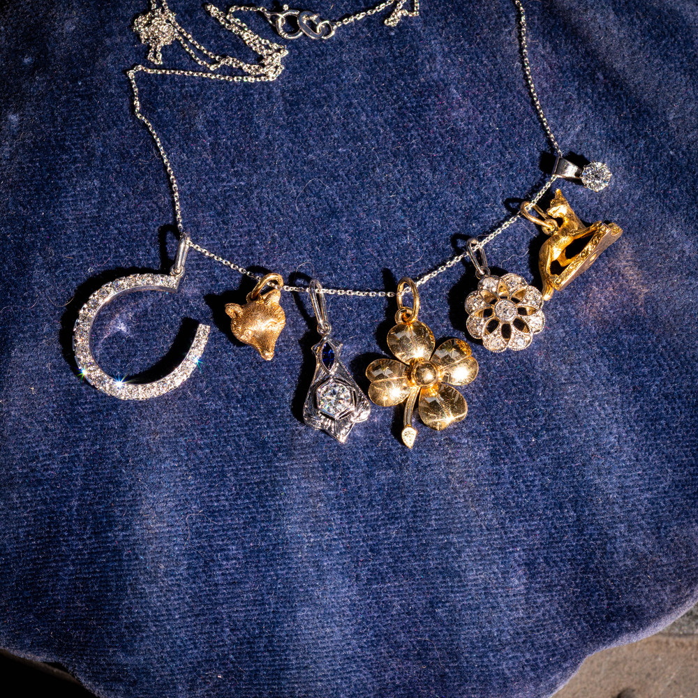 Antique 15ct Gold Fox Charm Pendant, Victorian Conversion.