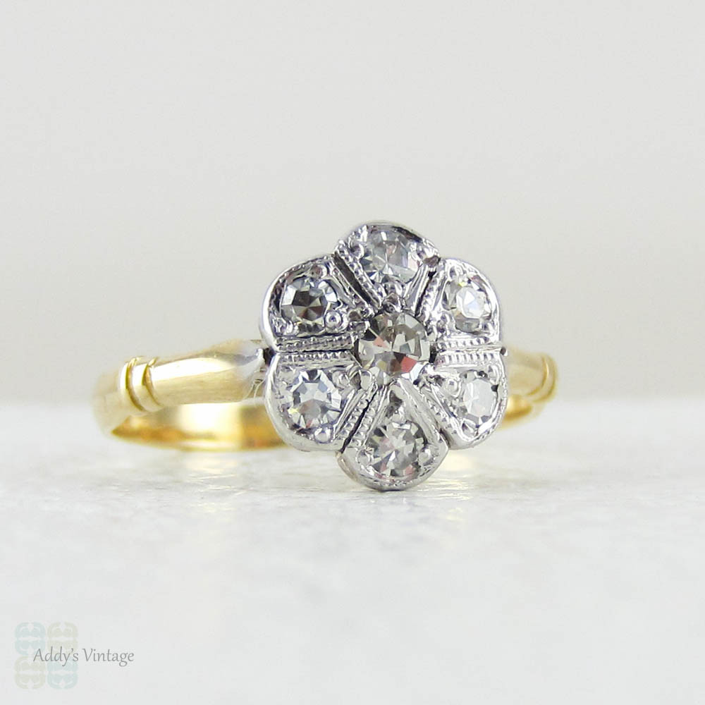 1930's Vintage Diamond Three-Stone Engagement Ring – www.igorman.com