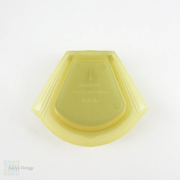 Art Deco Ring Box, Slender Wedding or Engagement Ring Display Case in Ivory Coloured Plastic, Circa 1930s.