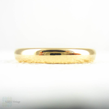 RESREVED. Art Deco 22 Carat Gold Wedding Ring. Court / Comfort Fit Yellow Gold Wedding Band, Hallmarked Chester 1930s. Size N / 6.75.