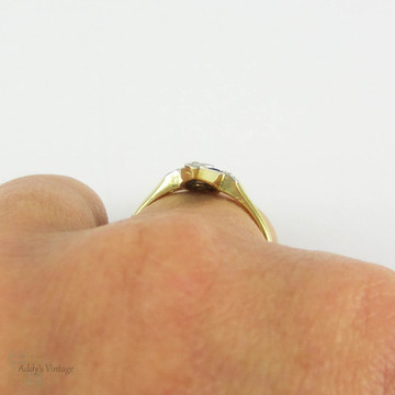 Art Deco Onyx & Diamond Dress Ring, Navette Shape Onyx with Old European & Rose Cut Diamonds. Circa 1920s, 18 Carat Gold.