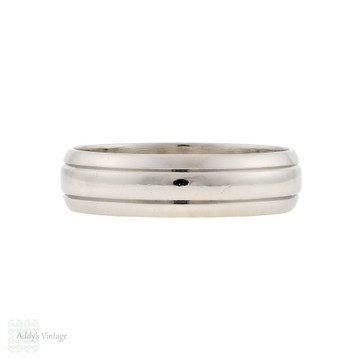 Classic Platinum Men's 6 mm Wedding Ring, Size X.5 / 11.75.