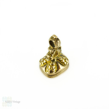 RESREVED. Antique Gilt Seal, Amethyst Glass. 1800s Musical Lyre Fob Engraved May You Be Happy.