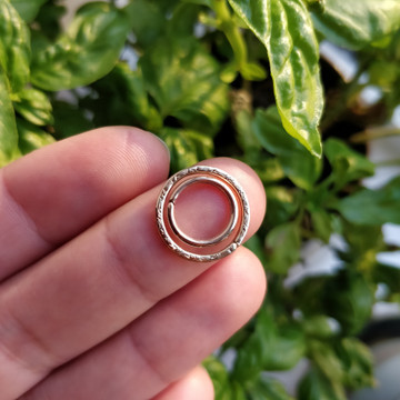 Antique Split Rings, Set of 2 Small Victorian Split Rings.