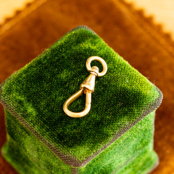 Antique 15ct 15k Gold Swivel Dog Clasp.